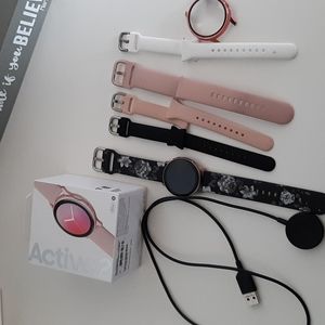 Samsung Galaxy Watch Active 2 w/ accessories